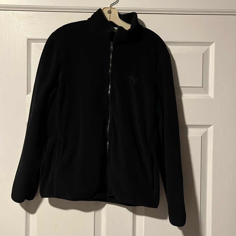 Black fleece jacket